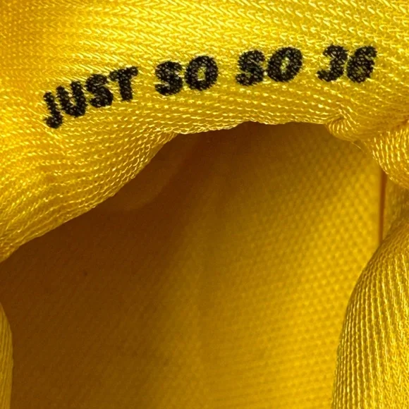 Just So So Women’s Athletic Sneakers Yellow/Black EU 36 Pittsburgh Sports Fans - Picture 7 of 10